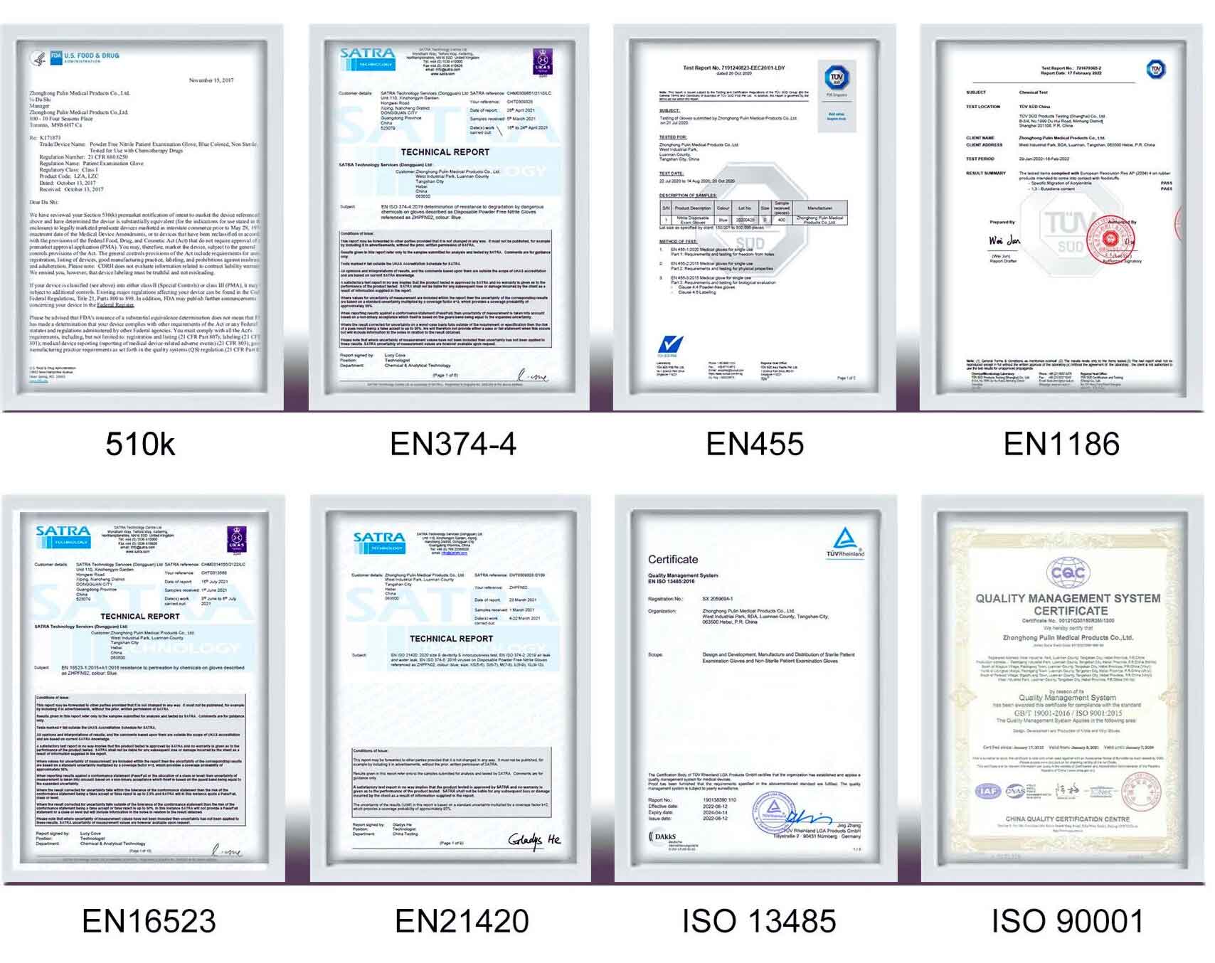 certifications