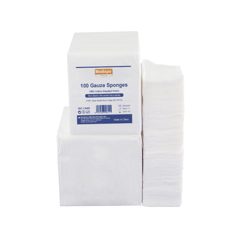 gauze sponges non sterile 不消毒纱布片6
