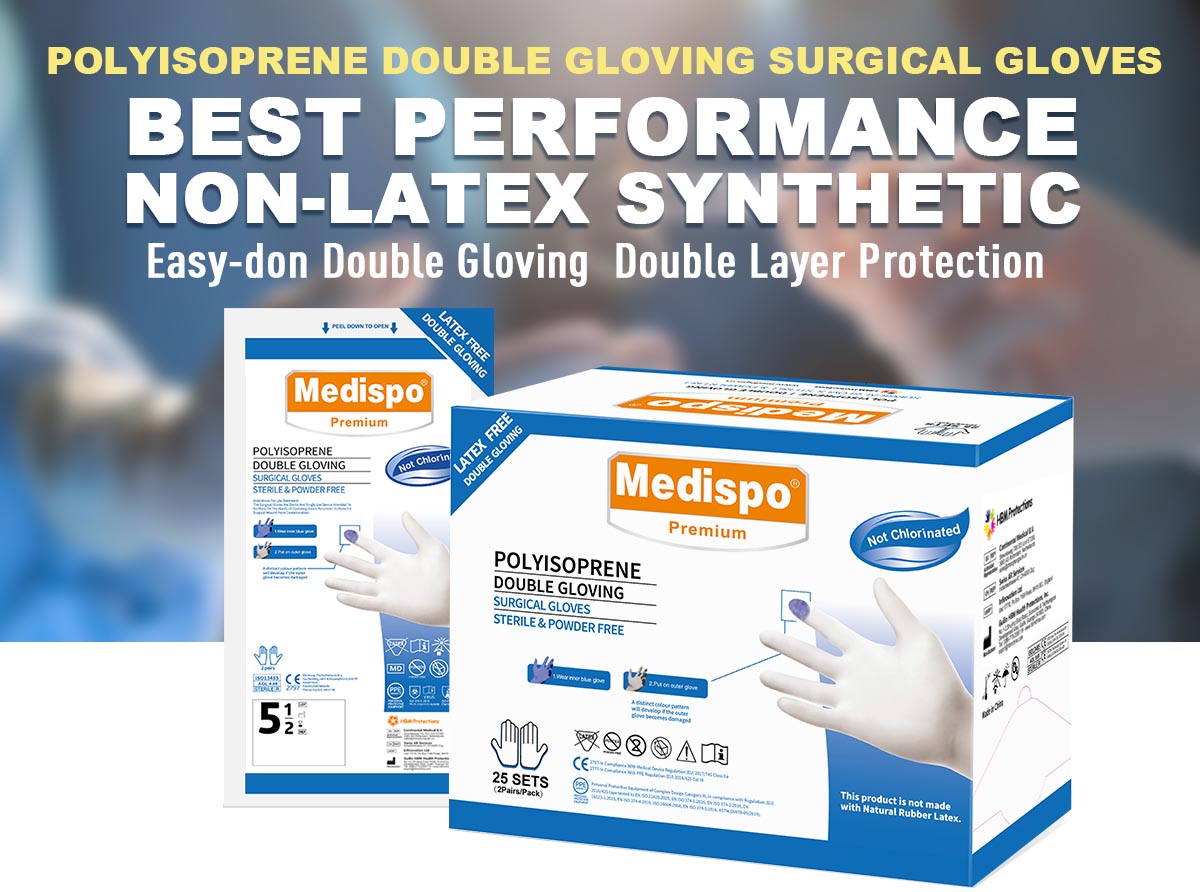 medispo pi double gloving surgical gloves banner